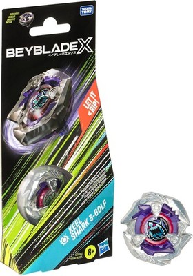 Takara Tomy Hasbro Beyblade X Keel Shark 3-60LF Boxed Booster Pack Detachable