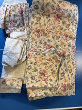 Laura Ashley Queen Melrose Morning Glory Bedding Comforter Shams Sheets Set