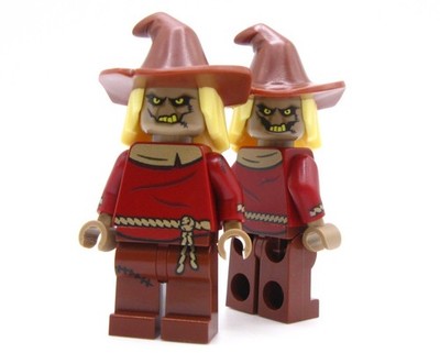 Custom Batman Animated Series Dark Red Scarecrow Printed on Official LEGO  parts