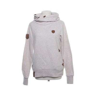 Naketano, Kapuzenpullover, Größe: M, Beige, Baumwolle/Polyester, Print #bzG