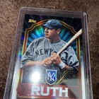 Babe Ruth 2011 Topps Value Box Chrome Refractors E #MBC3 New York Yankees