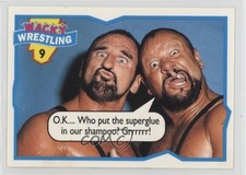 1993 Topps Wacky Wrestling The Bushwhackers #9 0w6