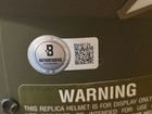 Ja'Tavion Sanders auto Carolina Panthers ‘Salute to Service’ Full Size Helmet  — photo 7