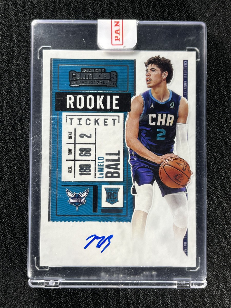 2020-21 Panini Contenders Lamelo Ball #125 RC Rookie Ticket Autographs Auto