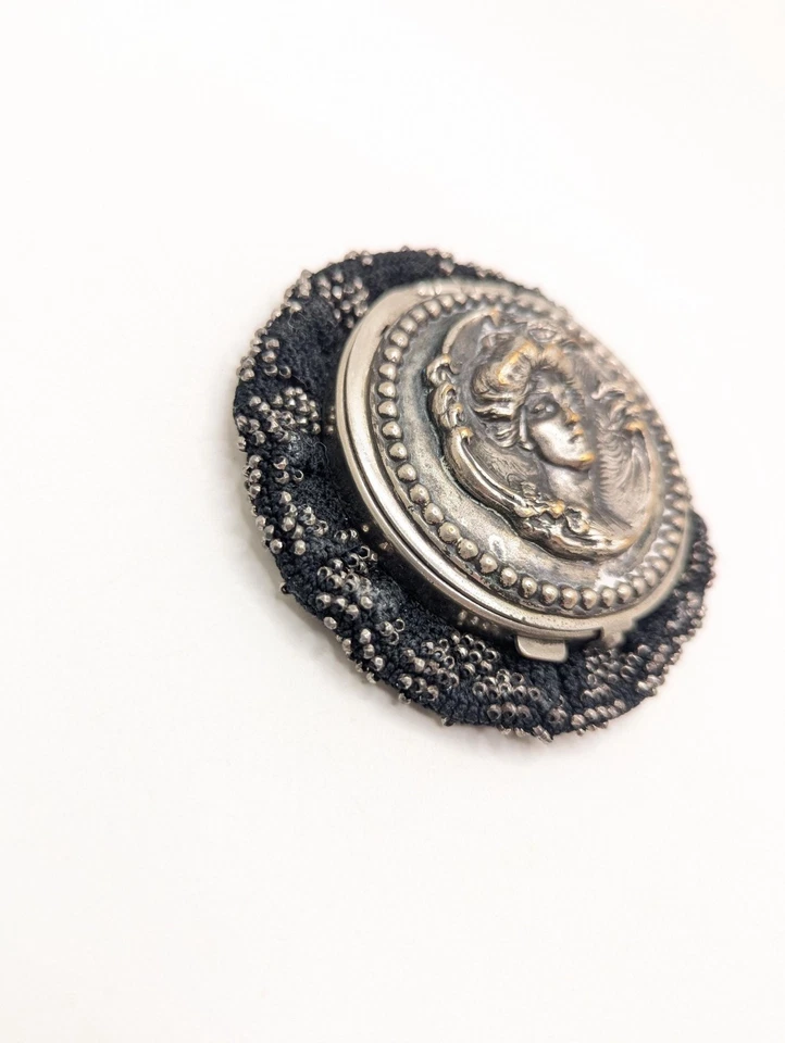 Антикварная женская сумочка-камея 1903 1900-е гг. из бисера в стиле модерн дамская свадьба - Изображение 2 из 4