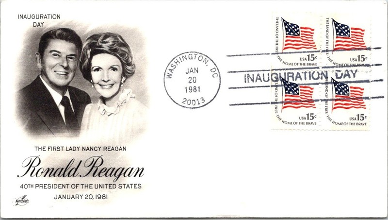 Ronald Reagan 1981 Inauguration Commemorative Cover