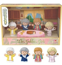 2025 Golden Girls Anniversary Little People Collector Figure Set New