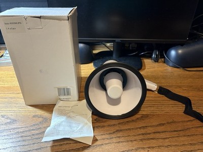 Memhph  Audio Lightweight Portable Megaphone w/ Siren-New for use in live Sound