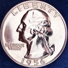1956 Washington Silver Quarter Ch Proof