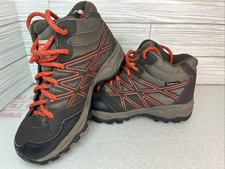 The North Face Kids Hedgehog NF00CJ8Q Brown Running Shoes Sneakers Size 2 Child