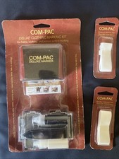 Com-Pac SD-300 Deluxe Clothing Marking Kit, Fabric and Clothing Bonus Tapes Lot