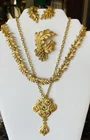 Vntg. TRIFARI 4 Pc. Gold Tone Jewelry Lot! (1-set) Nice!