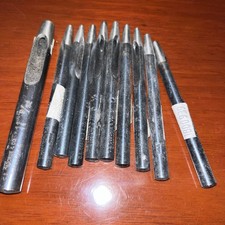 C.S. Osborn 5 1/8 Size 00 Hollow Drive Belt Punch Made In USA one its 11 9/32