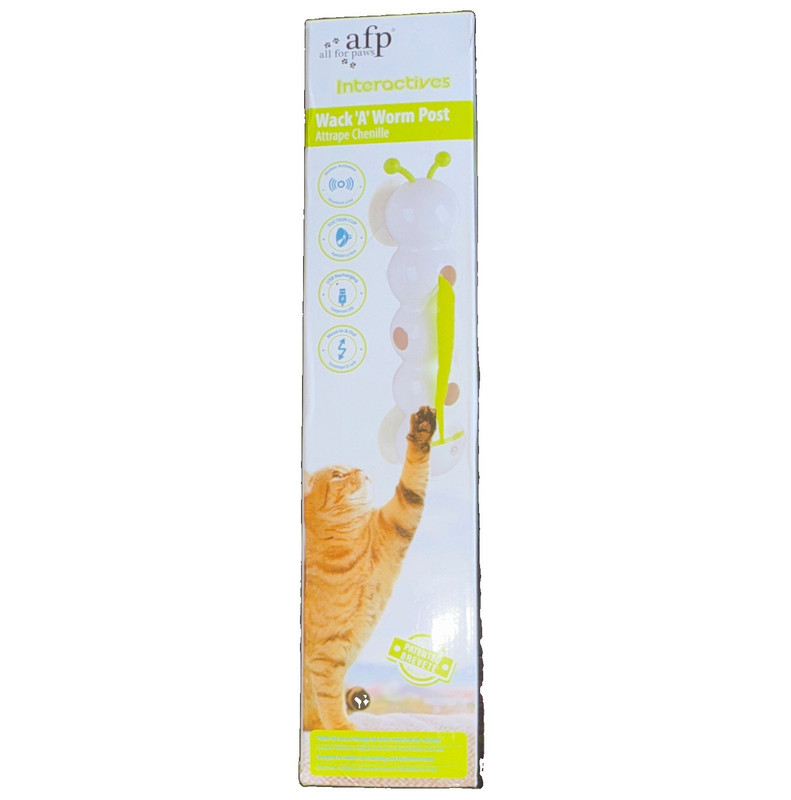 AFP Wack 'A' Worm Post Interactive Toy Interactive Cat Toy