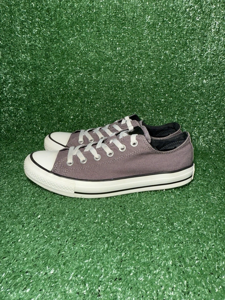 Zapatilla deportiva Converse Chuck Taylor All Star doble lengua púrpura blanca para mujer talla 9” Foto 4 de 4