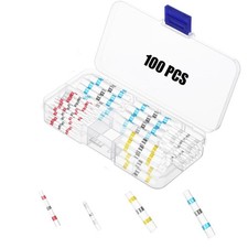 100 PCS Waterproof Heat Shrink Wire Connectors - No Crimp Tool Needed, 3:1 Sh...