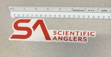 Scientific Anglers Inc Fly Fishing Logo Sticker/Decal Approx 7” New Authentic