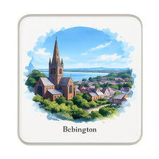 Bebington, England UK Fridge Magnet: Cute Handmade Travel Souvenir Gift