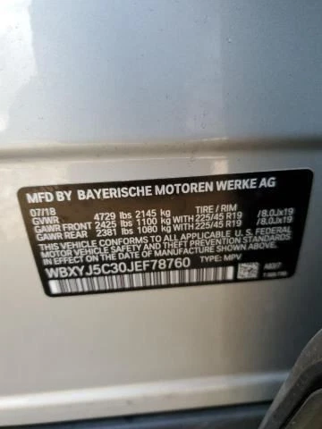 (LOCAL PICKUP ONLY) Fuel Tank Fits 16-22 BMW X1 1708733 - Image 2 of 4