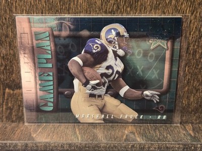 2000 Leaf Rookies and Stars Game Plan #GP26 Marshall Faulk Rams /2000