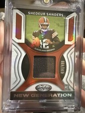 2025 Panini Certified - New Generation Jerseys Mirror Shedeur Sanders  /499 (RC)