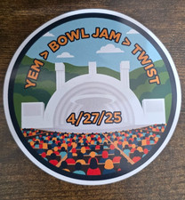 Phish Lot Sticker  Hollywood Bowl 4-27-25: "YEM-Bowl Jam-Twist"