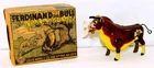 NEAR MINT BOXED SET: DISNEY 1938 "FERDINAND THE BULL" TIN WIND-UP TOY BY MARX