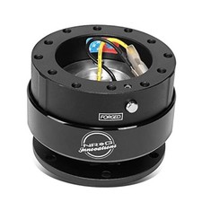  Race Steering Wheel Quick Release (Ring), gen 2.0, NRG-SRK Black Body/Black