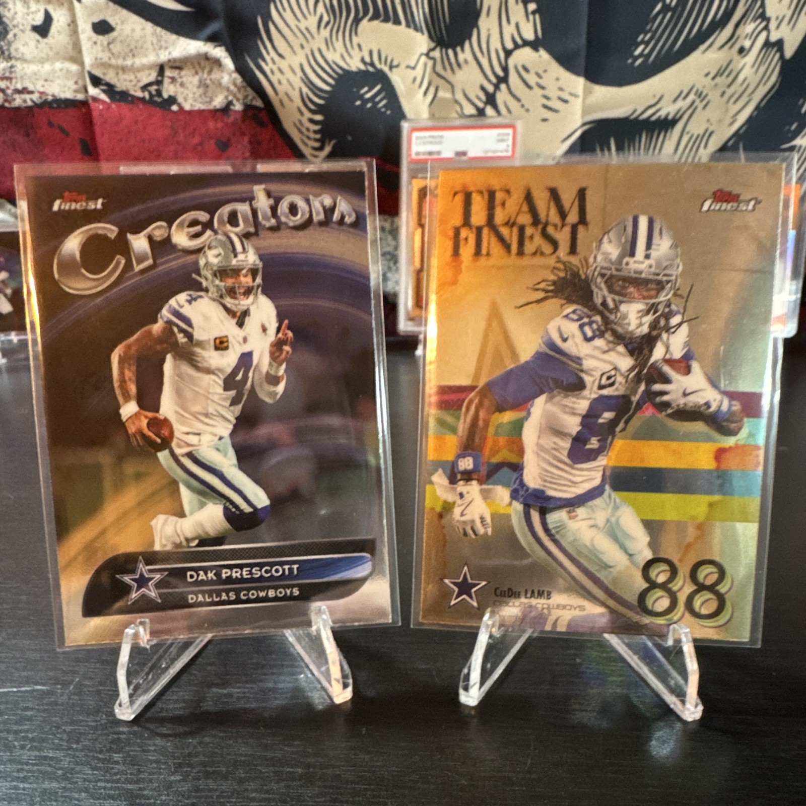 2024 Topps Finest Dak Prescott Creators CP-8 & CeeDee Lamb Team Finest TF-7