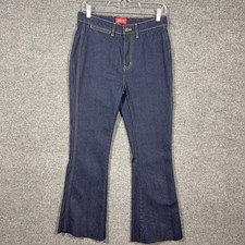 Johnny Was Jeans 27 Sasson Flared Leg Denim Dark Wash Altered