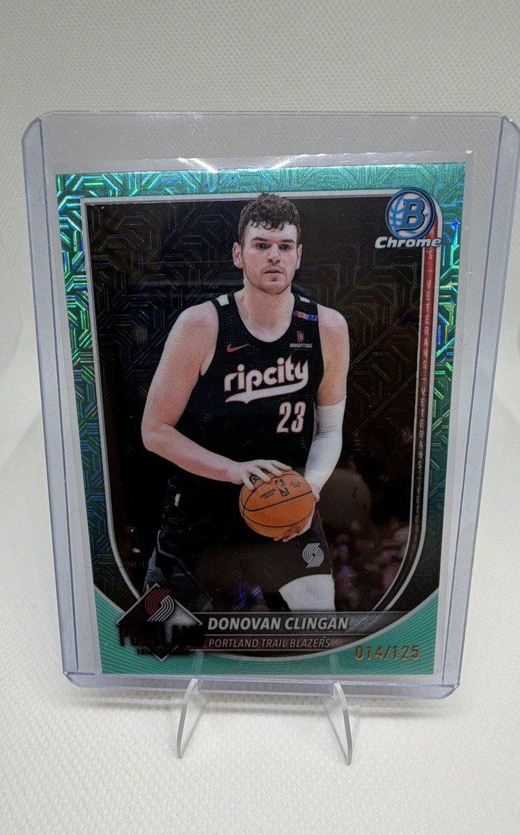 2025-26 Bowman Basketball Donovan Clingan Aqua Mojo 014/125 | eBay