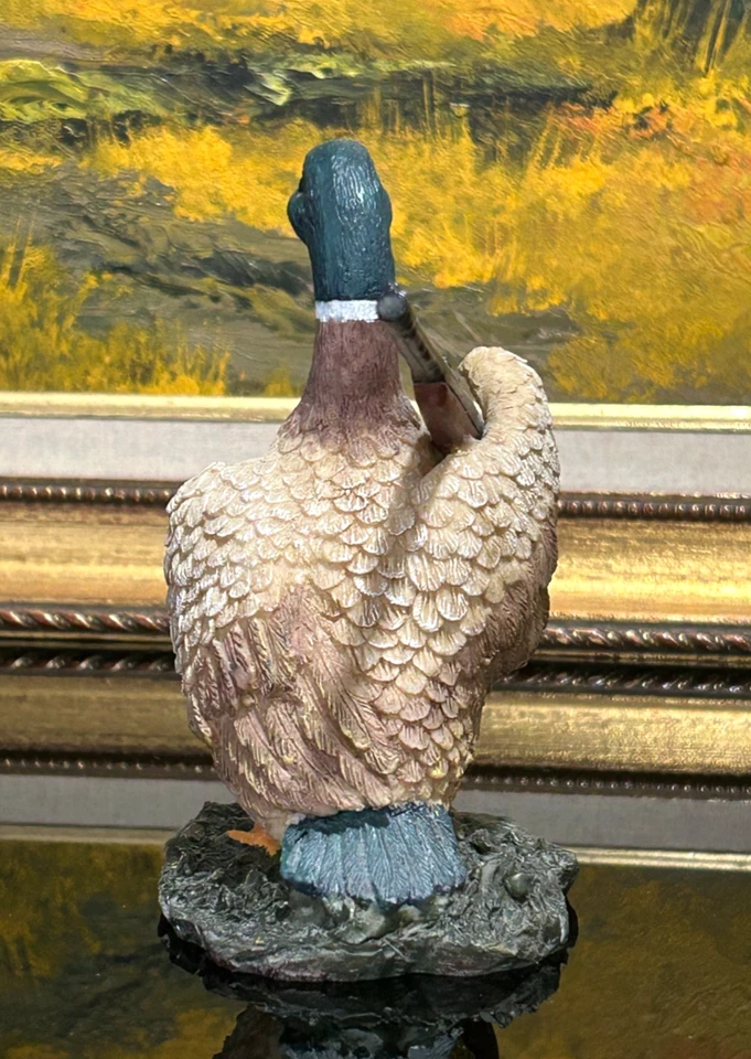 Duck is Going to Hunting. Funny Ironic Hunting 5" Figurine Statue Country Decor - Image 4 of 4