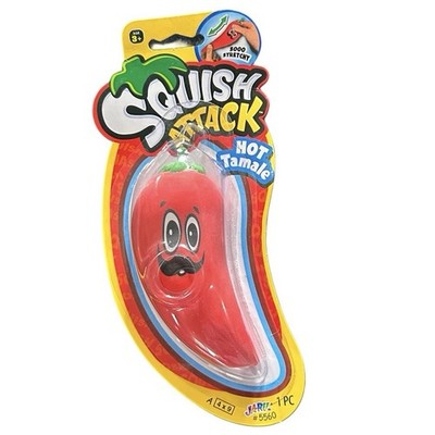 JA-RU Squish Attack Hot Tamale Stress Relief Stretch Fidget Toy Squishy New