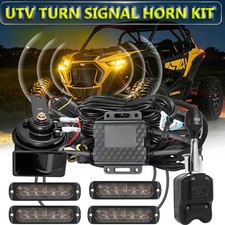Street Legal For Can-Am Maverick X3 MAX UTV Turn Signal Horn Kit AL Plug Play