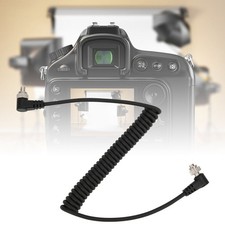 100cm Male to Male Flash PC Sync Cable with Screw Lock for Canon / Nikon Camera