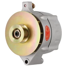 Powermaster Alternator 8-47140-347; Smooth Look 150 Amp Satin for Ford
