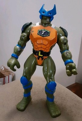 TMNT Supermutants Leo 1994 Teenage Mutant Ninja Turtles Leonardo Figure Mask