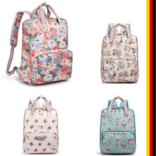 “Cath” Wasserdichter multifunktionaler Studentenrucksack Florale Computertasche