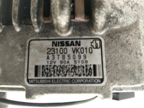 23100VK010 Alternador para NISSAN PICKUP (D22) Cabina simple profesional 115704 - Imagen 2 de 4