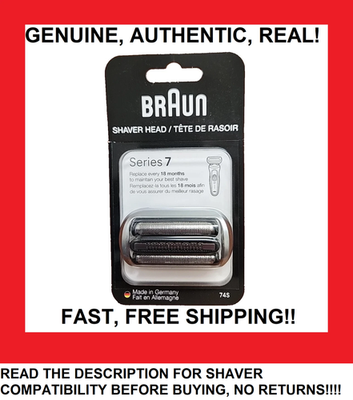 Braun Series 7 74S Electric Shaver Replacement Head Blade Cutter