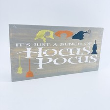 That  s A Bunch Of Hocus Pocus Wood Sign Halloween Decoration