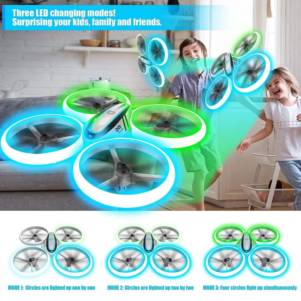 Q9s Drones for Kids,RC Drone with Altitude Hold and Headless Mode,Quadcopter ... - Image 2 of 4
