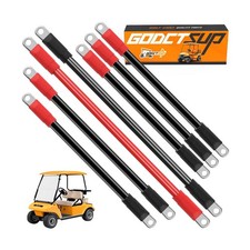 Club Car Heavy Duty Battery Cable Kit, 7PCS Golf Cart Battery Cable Wiring Ki...