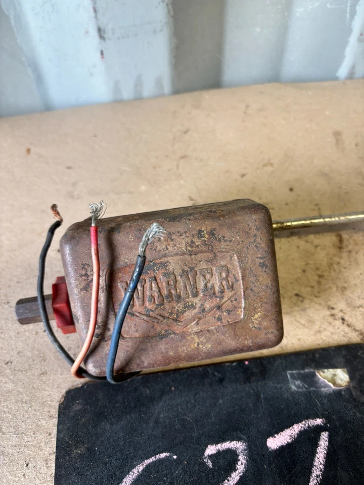 MONTAJE DE SEÑAL DE GIRO WARNER DE COLECCIÓN HOT RAT ROD PALANCA DIRECCIÓN CAJA RATROD 55 51 Foto 3 de 4