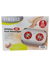 HoMedics Shiatsu Appareil Massage Pieds Chaleur Gris