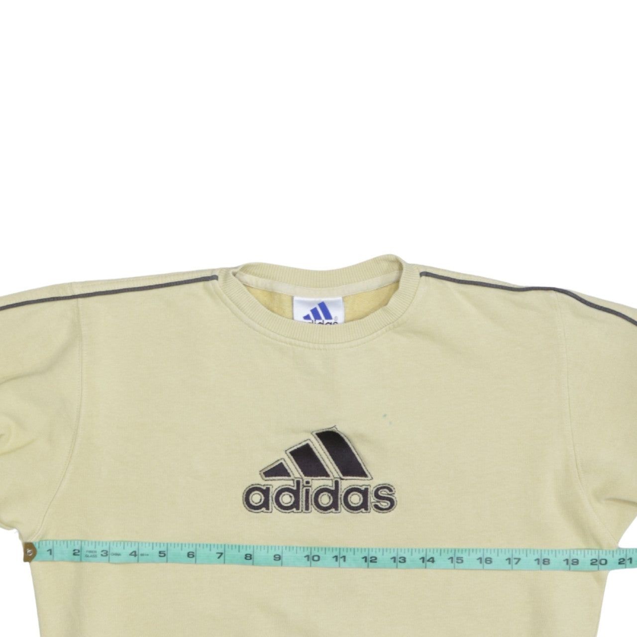 Adidas Yellow Sweatshirt Womens L image 5