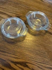 Vintage Anchor Hocking #1072 12oz. 355ml Set of 2 Casserole Dishes with Lids