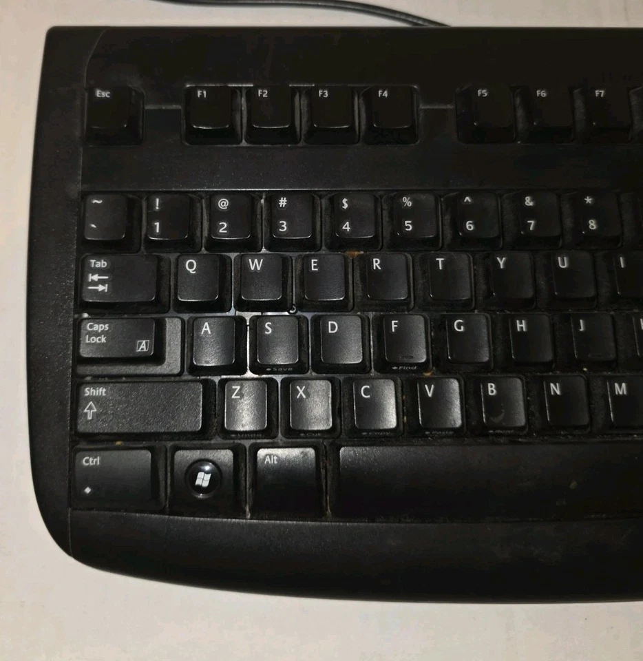 Logitech ZT Black Wired PS/2 Keyboard Y-SAF76 820-000935 BT725D62825 for PC - Image 2 of 4