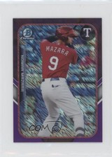 2015 Bowman Purple 42/250 Nomar Mazara #FFM-NM d0b