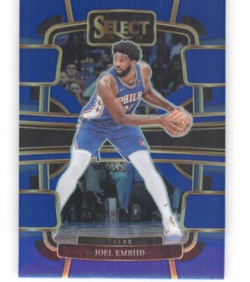 2023-24 Panini Select #4 Joel Embiid Blue Prizms